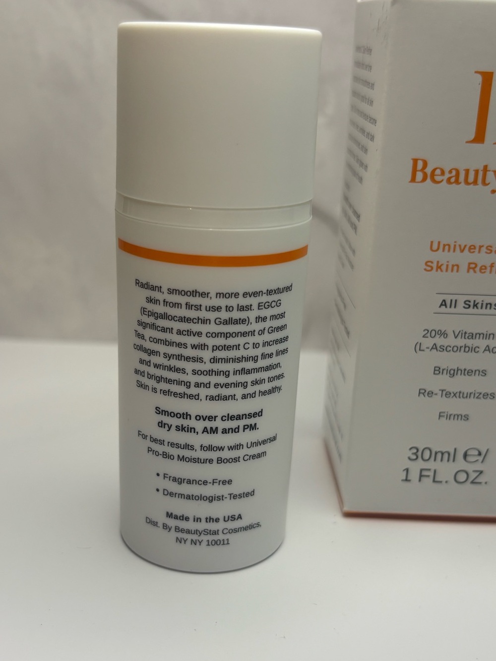 NEW/Sealed BeautyStat Universal C Skin Refiner 20% Vitamin C Serum 30mL/1 oz - Picture 4 of 5
